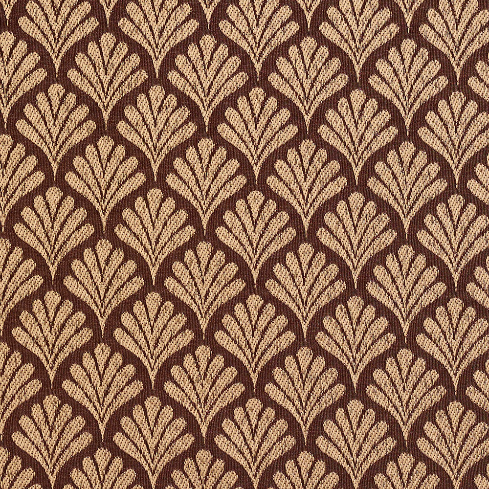 2657 Sable/Fan by Charlotte Designer Fabric Uptown Jacquards VI 100% Woven Polyester Asia Exceeds 82,000 Wyzenbeek Rubs (Heavy Duty) </p><p>Repeat: Horizontal: 1.75" x Vertical: 1.5" 54 Inches - Swanky Fabrics -