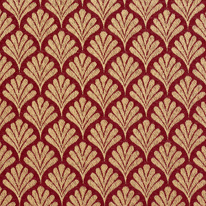 2661 Crimson/Fan by Charlotte Designer Fabric