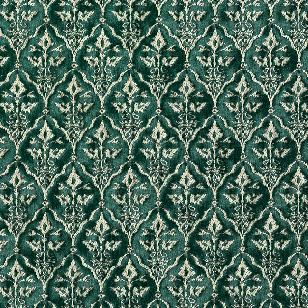 2664 Alpine/Cameo by Charlotte Designer Fabric Uptown Jacquards VI 100% Woven Polyester Asia Exceeds 70,000 Wyzenbeek Rubs (Heavy Duty) Horizontal: 1.5" x Vertical: 2.75" 54 Inches - Swanky Fabrics -