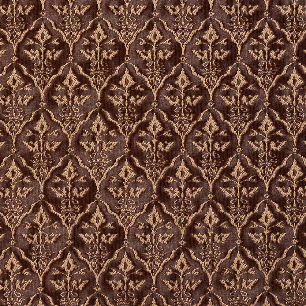2666 Sable/Cameo by Charlotte Designer Fabric Uptown Jacquards VI 100% Woven Polyester Asia Exceeds 70,000 Wyzenbeek Rubs (Heavy Duty) Horizontal: 1.5" x Vertical: 2.75" 54 Inches - Swanky Fabrics -