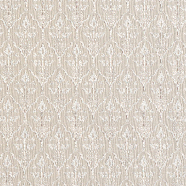 2668 Linen/Cameo by Charlotte Designer Fabric Uptown Jacquards VI 100% Woven Polyester Asia Exceeds 70,000 Wyzenbeek Rubs (Heavy Duty) Horizontal: 1.5" x Vertical: 2.75" 54 Inches - Swanky Fabrics -
