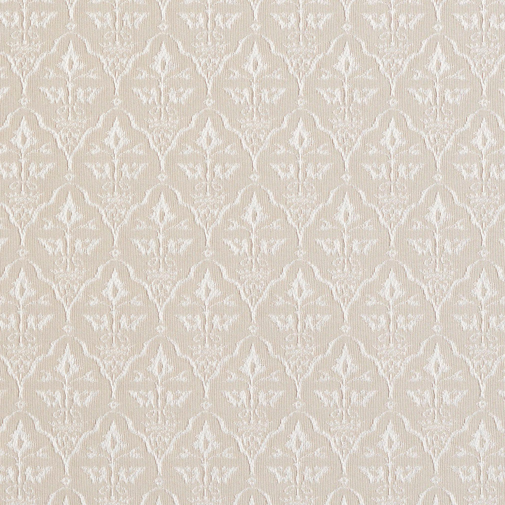 2668 Linen/Cameo by Charlotte Designer Fabric Uptown Jacquards VI 100% Woven Polyester Asia Exceeds 90,000 Wyzenbeek Rubs (Heavy Duty) </p><p>Repeat: Horizontal: 1.5" x Vertical: 2.75" 54 Inches - Swanky Fabrics -