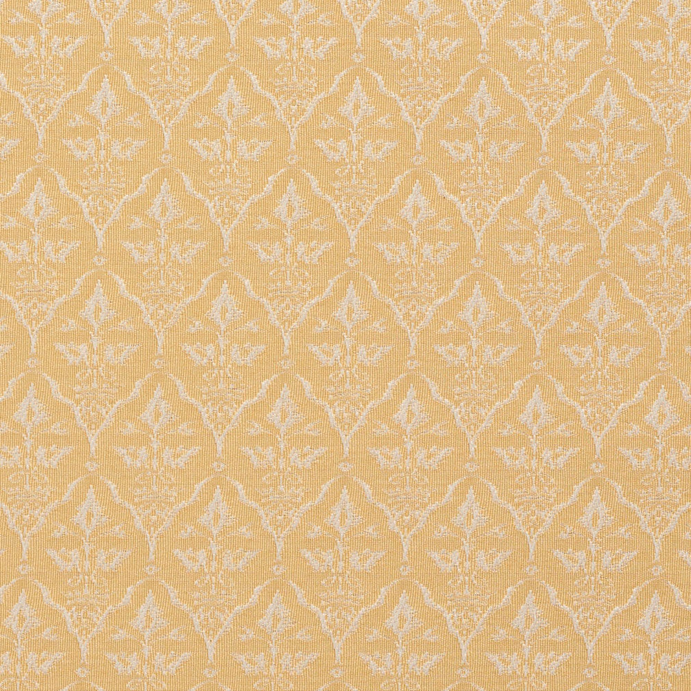 2671 Flax/Cameo by Charlotte Designer Fabric Uptown Jacquards VI 100% Woven Polyester Asia Exceeds 70,000 Wyzenbeek Rubs (Heavy Duty) Horizontal: 1.5" x Vertical: 2.75" 54 Inches - Swanky Fabrics -
