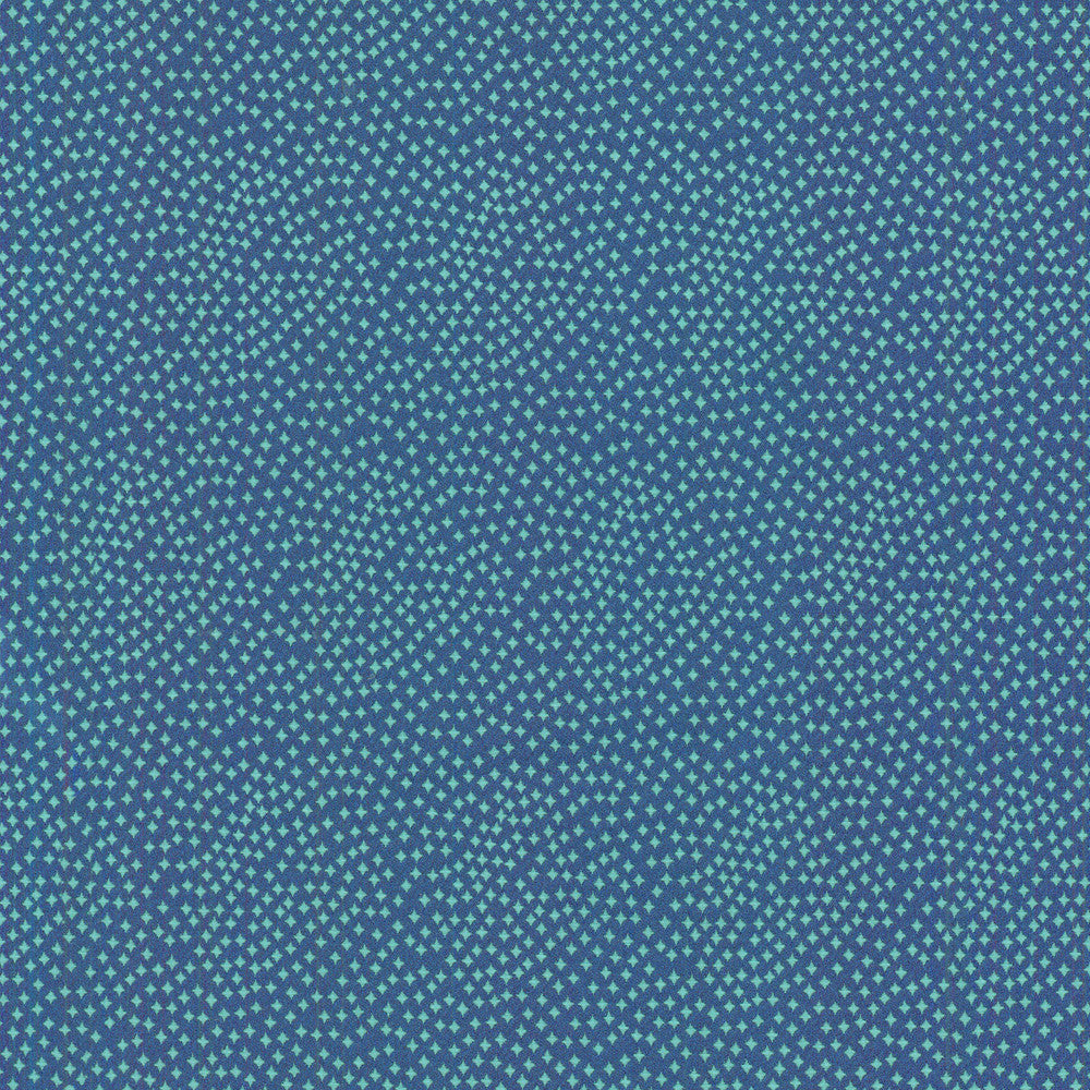 Following Stars Sapphire 270065 by Poetic Wanderlust Designer Fabric - 100% Polyester India 51000 Horizontal: 0 and Vertical: 0 54 - Swanky Fabrics -