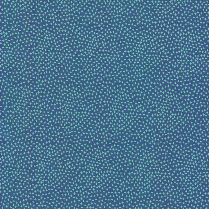 Following Stars Sapphire 270065 by Poetic Wanderlust Designer Fabric - 100% Polyester India 51000 Horizontal: 0 and Vertical: 0 54 - Swanky Fabrics -