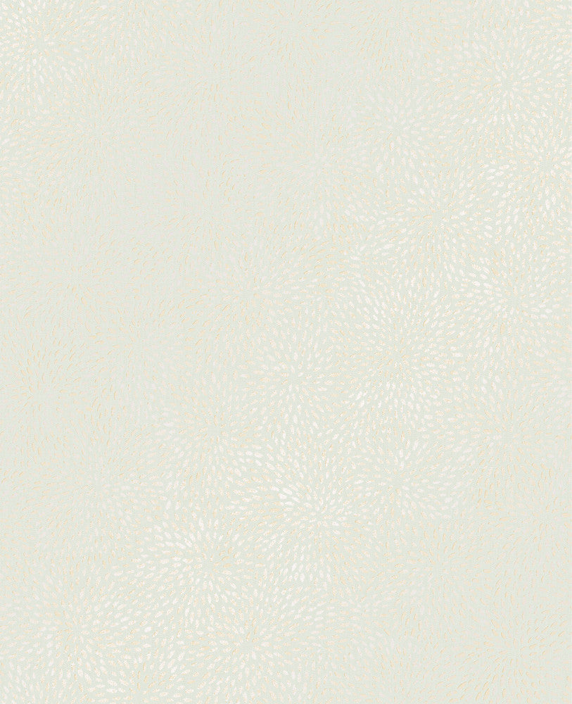 Chrysanth Mint Flower Pattern Wallpaper by Brewster Designer For Your Bath III Covers about 56.4 square feet 20.5-in by 33-ft long roll Unpasted 25.2 - Swanky Fabrics -