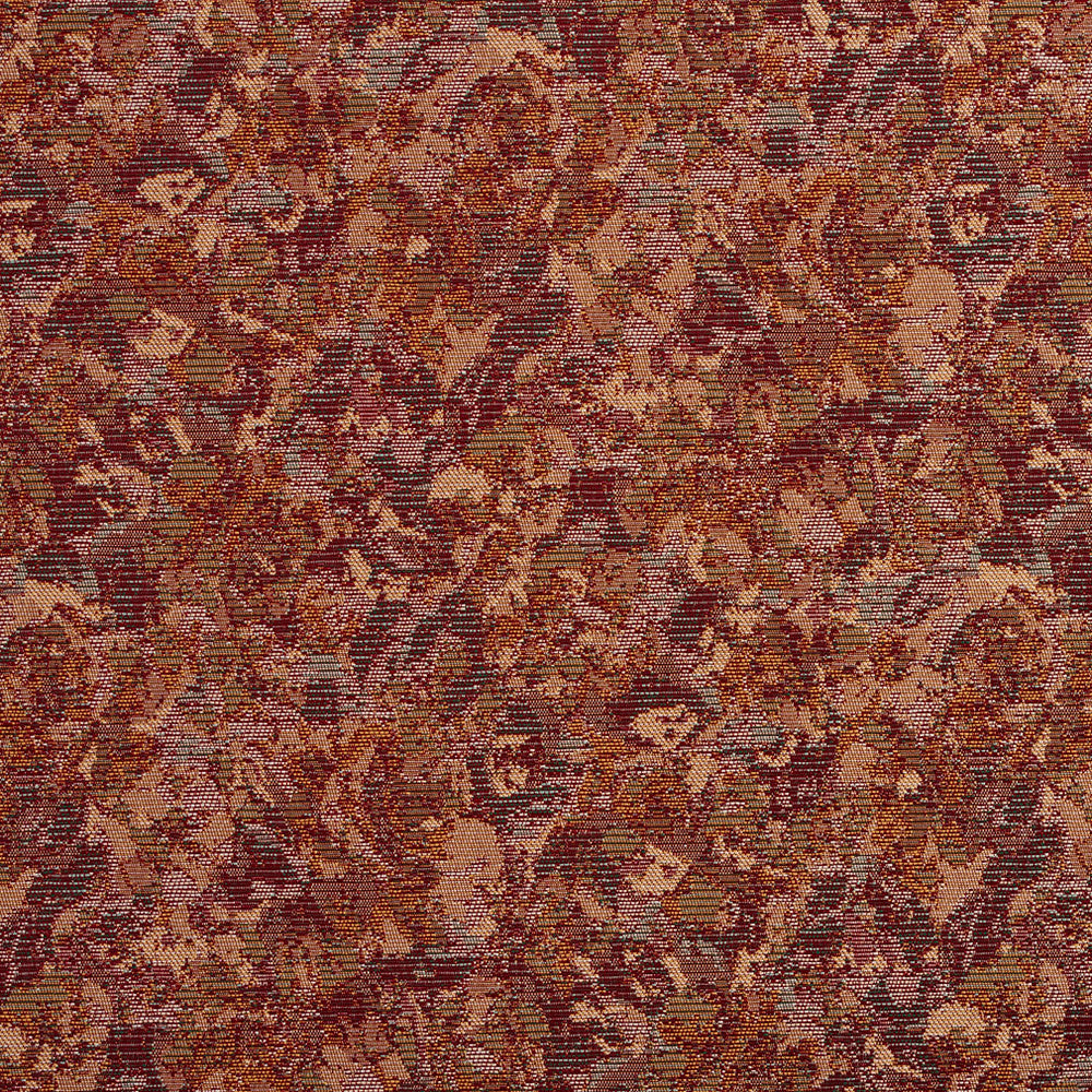 2731 Brick by Charlotte Designer Fabric Durables II 100% Woven Polyester Made In USA Exceeds 100,000 Wyzenbeek Rubs (Heavy Duty) Horizontal: 14" x Vertical: 16.5" 54 Inches - Swanky Fabrics -