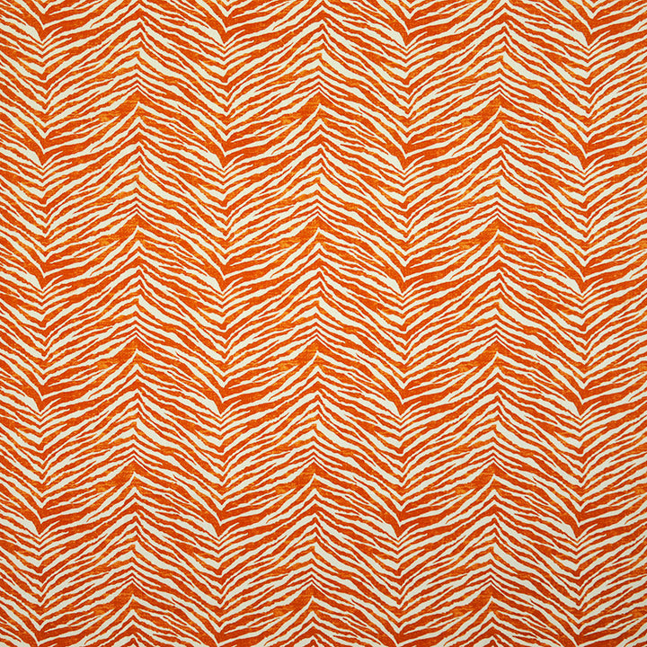 Zebby # 306 Carrot by Maxwell Designer Fabric COLOR THEORY-VOL.I SUNSET 55% LINEN/45% RAYON CHINA V-9"H-13.75" 56" - Swanky Fabrics -