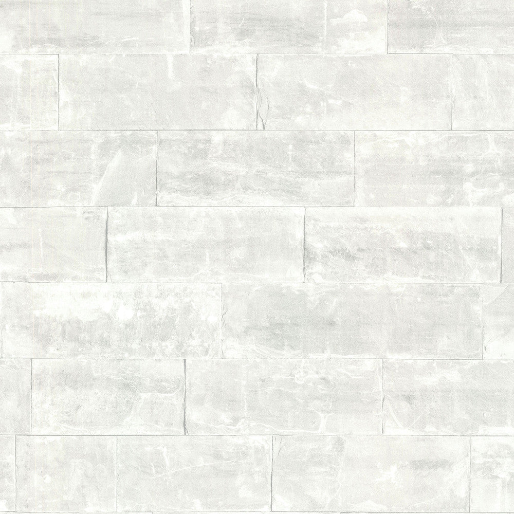 Sacramento Light Grey Seamless Slate Wallpaper by Advantage Designer Stones & Woods Covers about 56.4 square feet 20.5-in by 33-ft long roll Unpasted 11.8 - Swanky Fabrics -