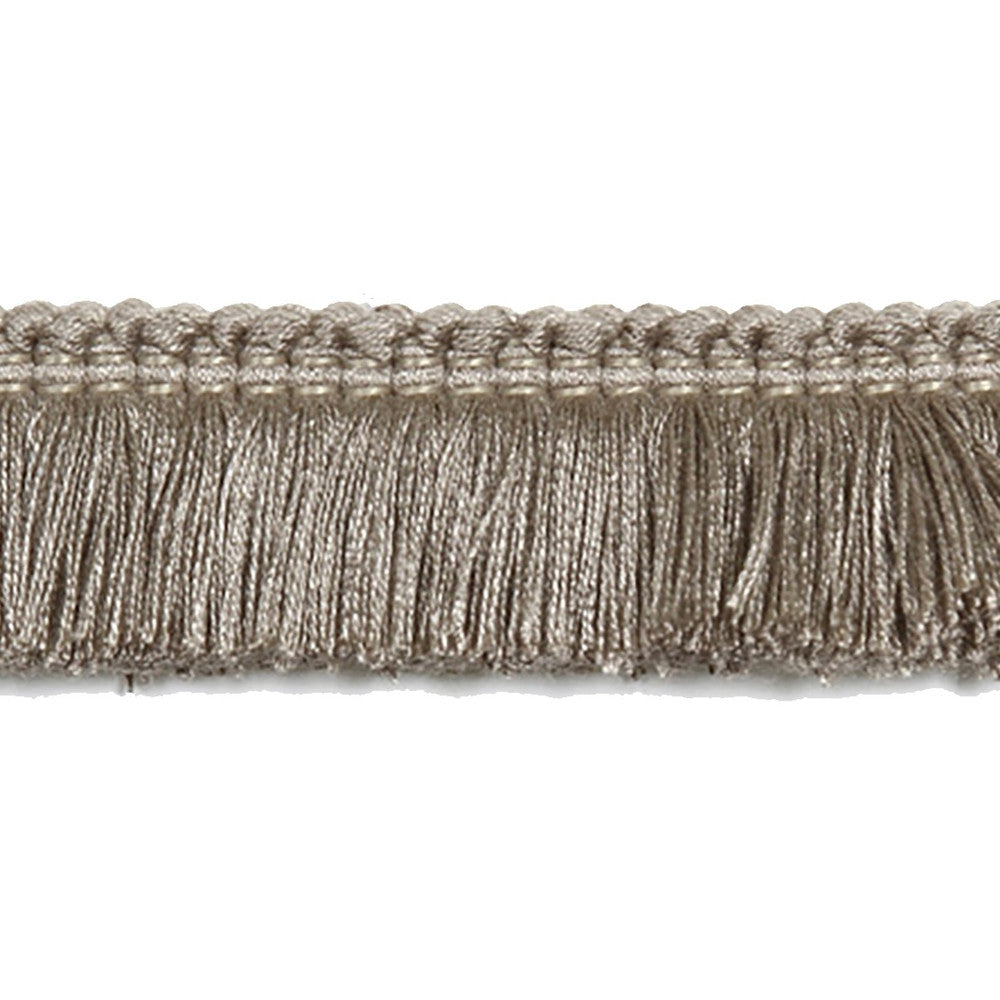 Hellenic Key Brushed Fringe Grain by Europatex Designer Fabric Hellenic 97% Fibranne, 2% Polyester, 1% Nylon 1.25 inches - Swanky Fabrics -