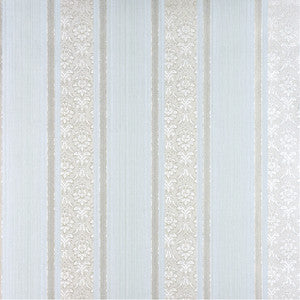 Mackenzie Mint Stripe Wallpaper by Advantage Designer