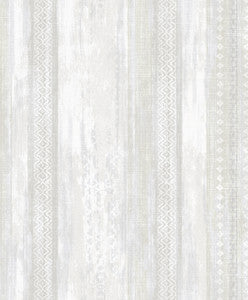 Blair Dove Ikat Stripe Wallpaper by Advantage Designer