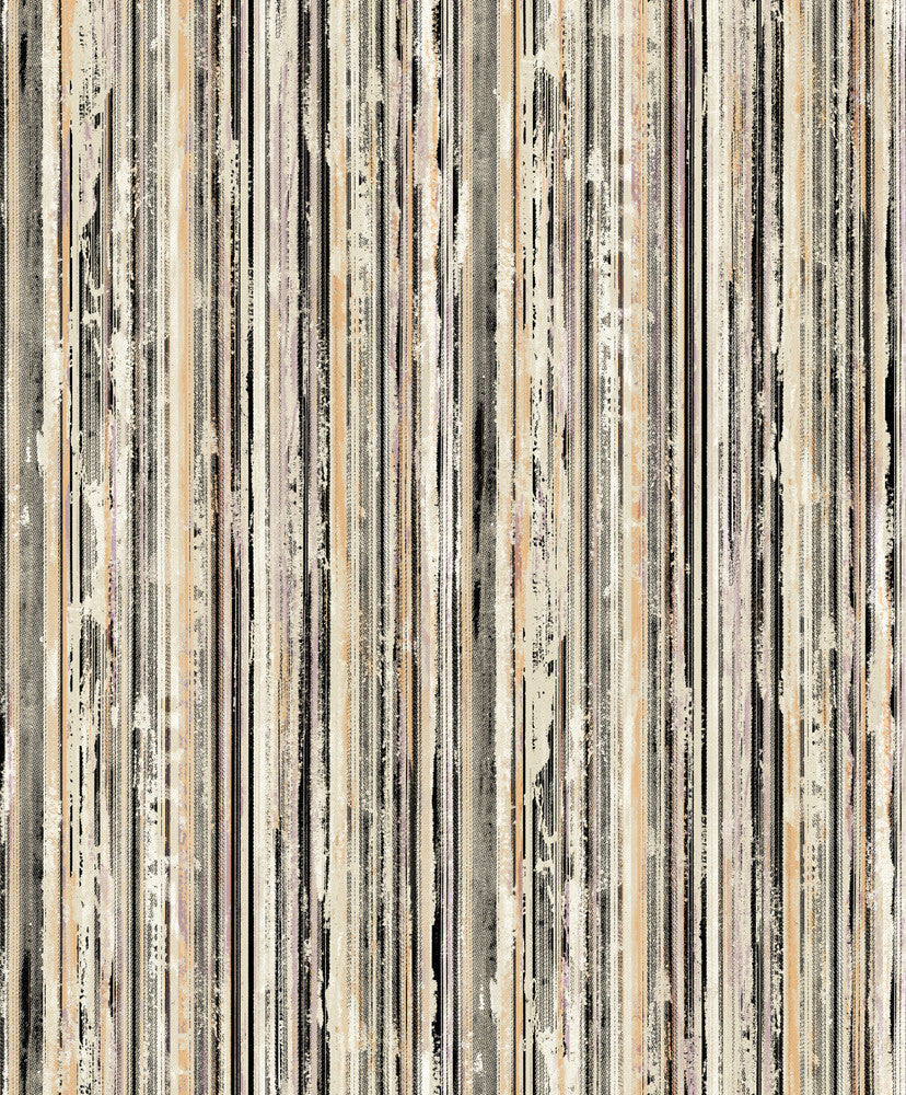 Taylor Beige Stripe Wallpaper by Advantage Designer Nature Covers about 57.8 square feet 21-in by 33-ft long roll Unpasted 25 - Swanky Fabrics -