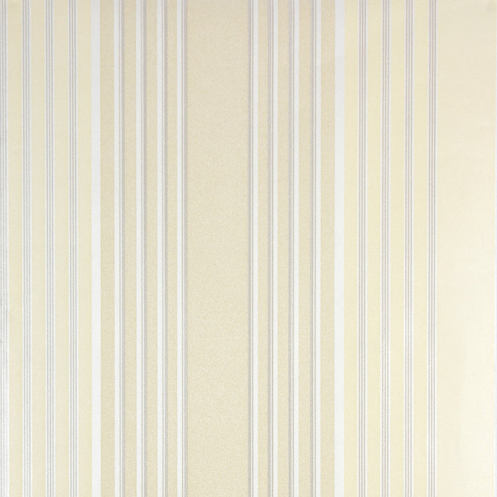Vickie Beige Stripe Wallpaper by Advantage Designer Surfaces Covers about 57.8 square feet 21-in by 33-ft long roll Unpasted 0 - Swanky Fabrics -