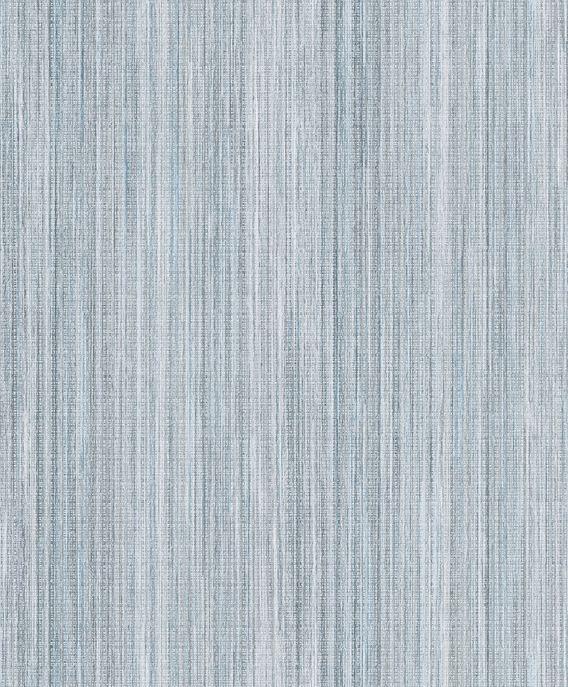 Audrey Teal Stripe Texture Wallpaper by Advantage Designer Surfaces Covers about 57.8 square feet 21-in by 33-ft long roll Unpasted 0 - Swanky Fabrics -