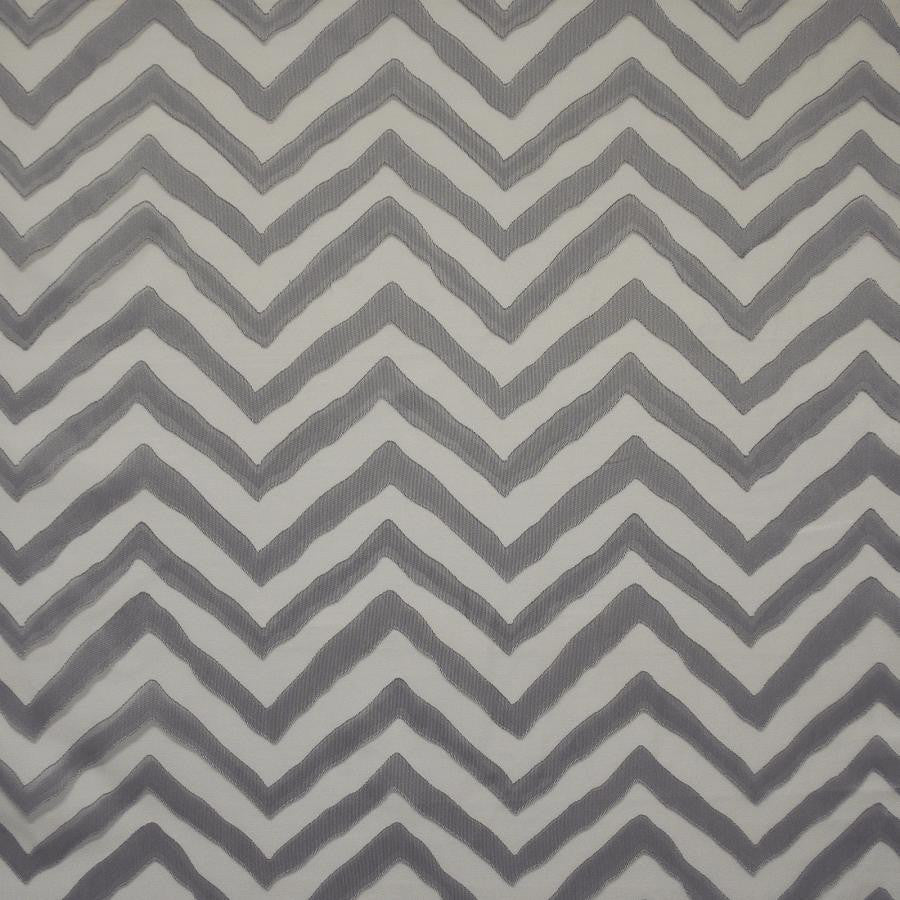 Ziggy # 61 Carbon by Maxwell Designer Fabric Sheer Style 100% POLYESTER TURKEY V-8.5"H-9" 126" - Swanky Fabrics -
