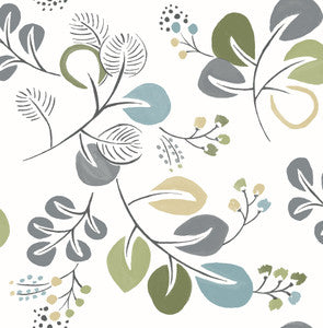 Jona Green Trail Wallpaper by A-Street Prints Designer