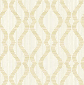 Yves Champagne Ogee Wallpaper by Advantage Designer