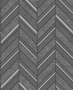 Punta Mita Charcoal Chevron Wallpaper by Advantage Designer