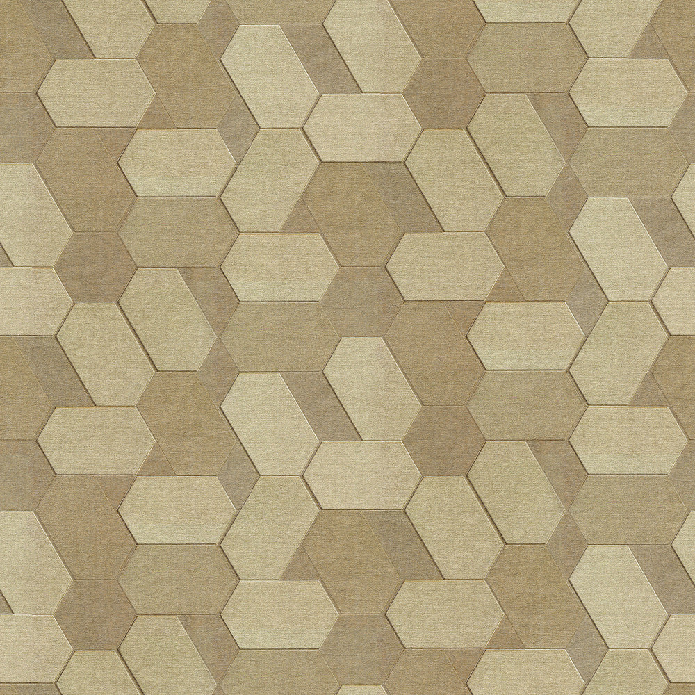 Plaza Light Brown Geometric Wallpaper by Advantage Designer Deluxe Covers about 56.4 square feet 20.5-in by 33-ft long roll Unpasted 20.1 - Swanky Fabrics -