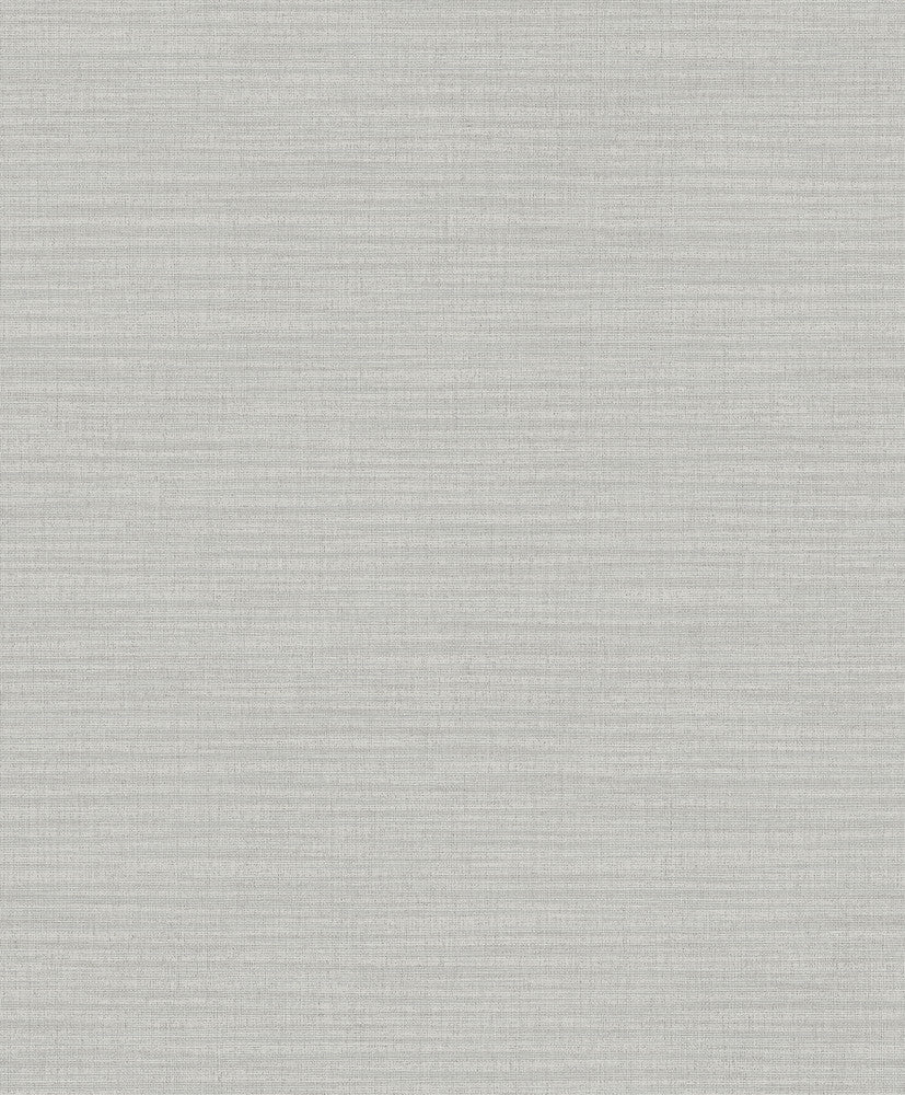Perdita Grey Grey Linen Wallpaper by Advantage Designer Shades of Grey Covers about 57.8 square feet 21-in by 33-ft long roll Unpasted 25 - Swanky Fabrics -