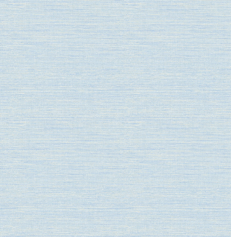 Agave Bliss Sky Blue Faux Grasscloth Wallpaper by A-Street Prints Designer Perennial Covers about 56.4 square feet 20.5-in by 33-ft long roll Unpasted 20.9 - Swanky Fabrics -