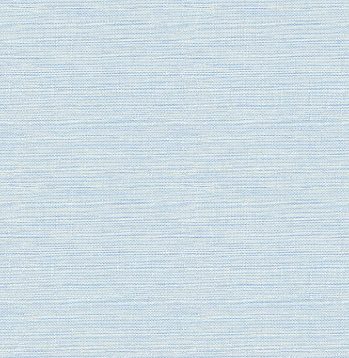 Agave Bliss Sky Blue Faux Grasscloth Wallpaper by A-Street Prints Designer Perennial Covers about 56.4 square feet 20.5-in by 33-ft long roll Unpasted 20.9 - Swanky Fabrics -
