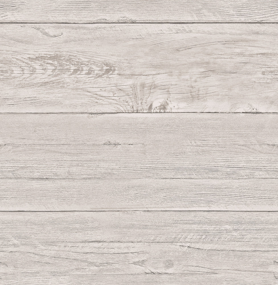 Adair Dove Shiplap Wallpaper by Brewster Designer Fresh Start Kitchen & Bath Covers about 56.4 square feet 20.5-in by 33-ft long roll Unpasted 20.9 - Swanky Fabrics -