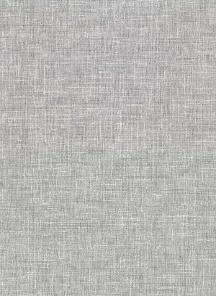Upton Grey Faux Linen Wallpaper by Warner Designer Warner Textures IX 2754 Main Street Covers about 60.8 square feet 27-in by 27-ft long roll Unpasted 0 - Swanky Fabrics -