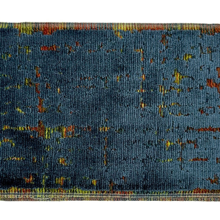 Sunburst Navy by Europatex Designer Fabric Sunburst 100% Polyester 6.75 inches - Swanky Fabrics -