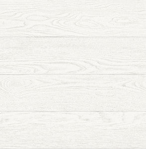 Ravyn White Salvaged Wood Plank Wallpaper by A-Street Prints Designer