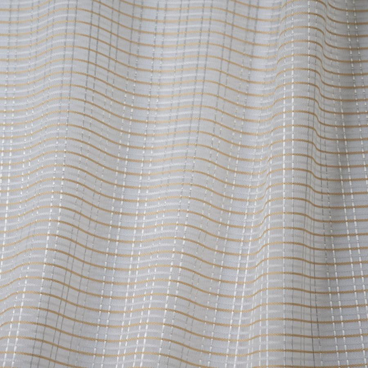 Zora # 209 Sunshower by Maxwell Designer Fabric Sheer Glam 100% POLYESTER TURKEY 118" - Swanky Fabrics -