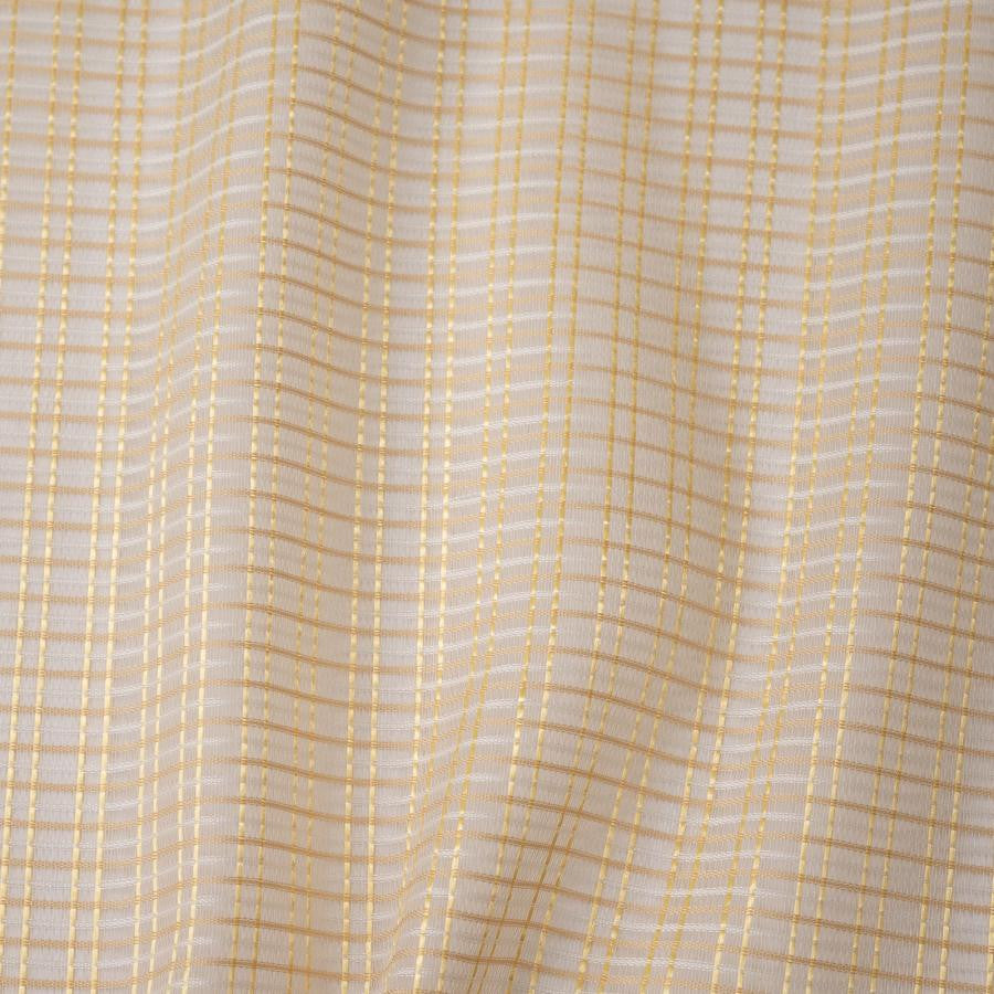 Zora # 213 Goldsmith by Maxwell Designer Fabric Sheer Glam 100% POLYESTER TURKEY 118" - Swanky Fabrics -