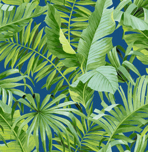 Alfresco Jade Tropical Palm Wallpaper by A-Street Prints Designer