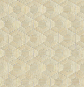 Linzhi Metallic Abaca Grasscloth Wallpaper by A-Street Prints Designer