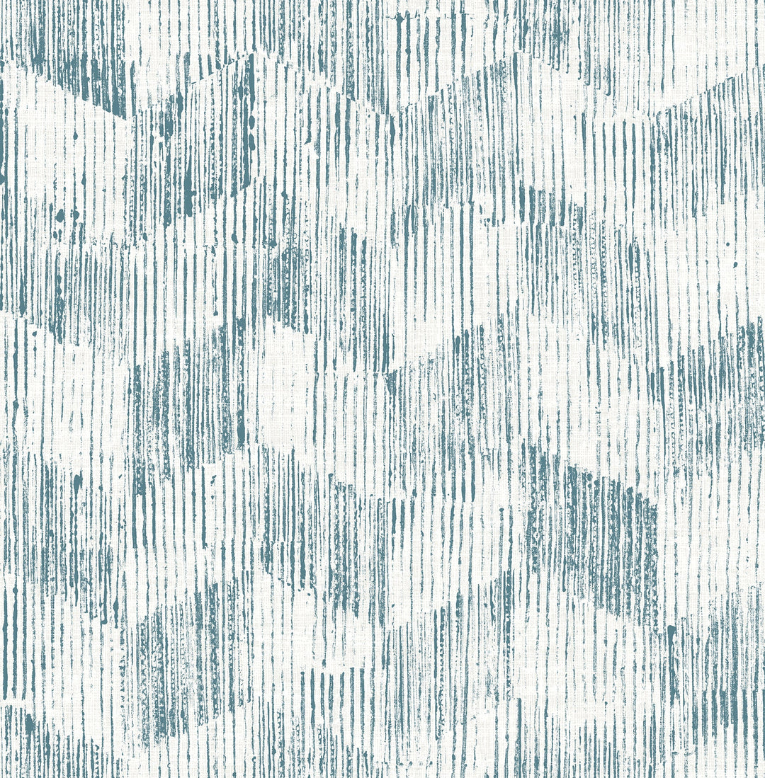 Demi Teal Distressed Wallpaper by A-Street Prints Designer