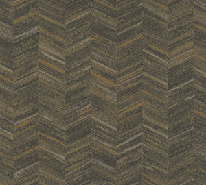 Tatlin Brown Chevron Wallpaper by Advantage Designer