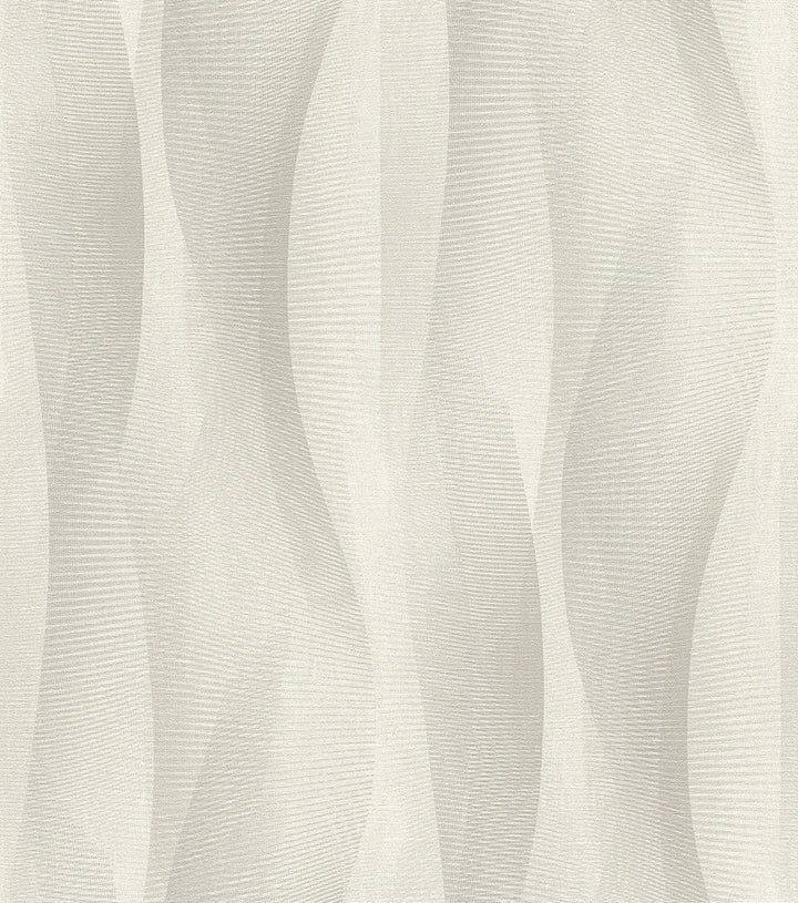 Currin Light Grey Wave Wallpaper by Advantage Designer Splash Covers about 57.5 square feet 20.9-in by 33-ft long roll Unpasted 23.6 - Swanky Fabrics -