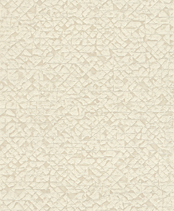 Arbus Cream Geo Wallpaper by Advantage Designer Splash Covers about 57.5 square feet 20.9-in by 33-ft long roll Unpasted 0 - Swanky Fabrics -