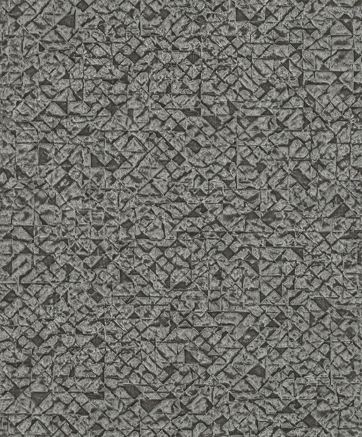 Arbus Black Geo Wallpaper by Advantage Designer Splash Covers about 57.5 square feet 20.9-in by 33-ft long roll Unpasted 0 - Swanky Fabrics -