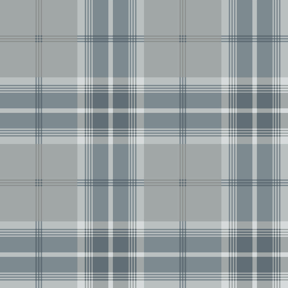 Sala Blue Plaid Wallpaper by Advantage Designer Splash Covers about 57.5 square feet 20.9-in by 33-ft long roll Unpasted 20.9 - Swanky Fabrics -