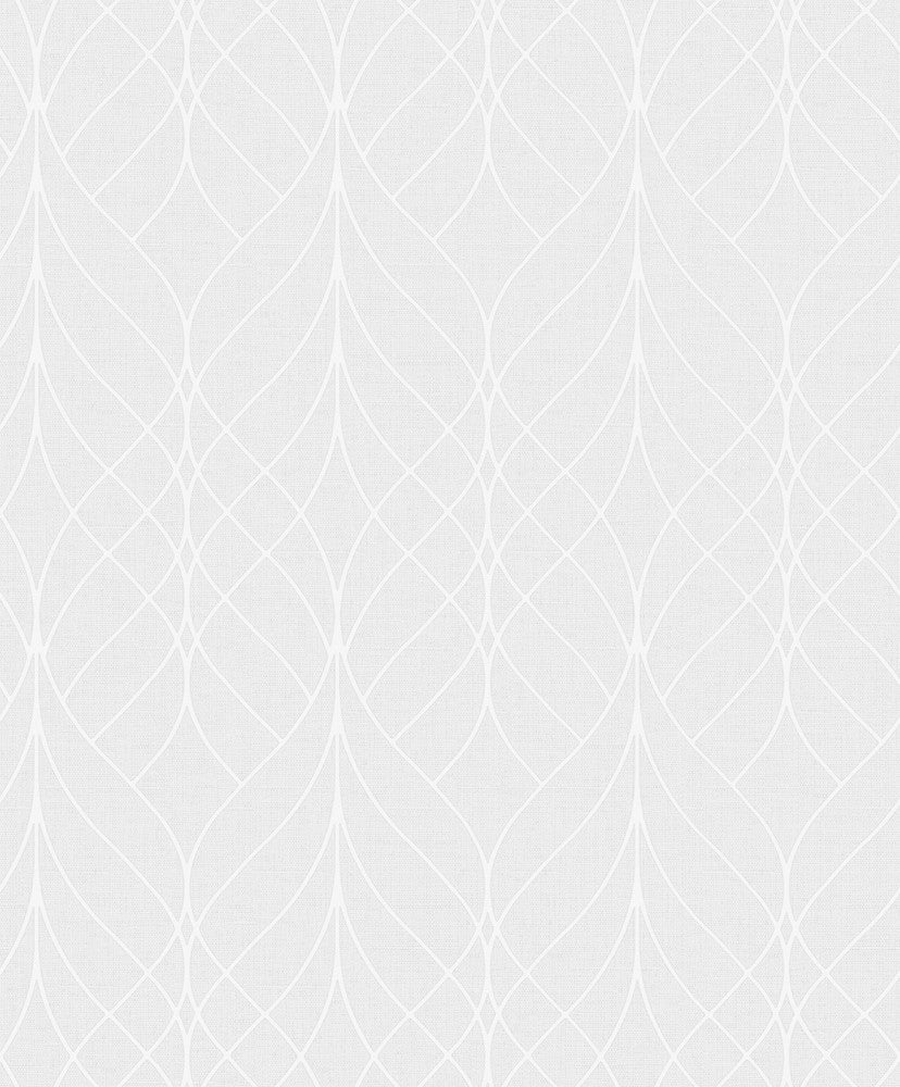 Hartley Light Grey Geo Wallpaper by Advantage Designer Splash Covers about 57.5 square feet 20.9-in by 33-ft long roll Unpasted 12.6 - Swanky Fabrics -