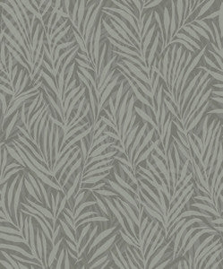 Holzer Dark Green Fern Wallpaper by Advantage Designer