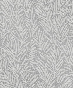 Holzer Grey Fern Wallpaper by Advantage Designer