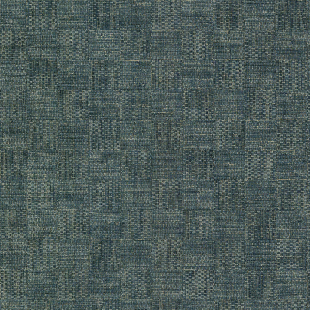 Thea Blue Geometric Wallpaper by Warner Designer