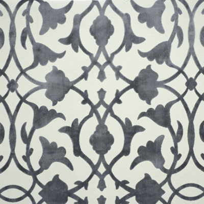 Poetic Plush Heron by Kravet Couture Designer Fabric BARBARA BARRY COLLECTION COTTON - 42%;VISCOSE - 40%;POLYESTER - 18% Italy HEAVY Horizontal: 29 and Vertical: 35 54 - Swanky Fabrics -
