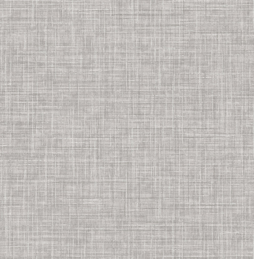 Tuckernuck Grey Linen Wallpaper by A-Street Prints Designer