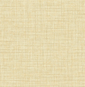 Tuckernuck Gold Linen Wallpaper by A-Street Prints Designer