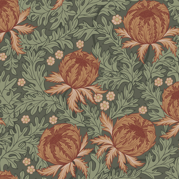 Arthur Green Thistle Wallpaper by A-Street Prints Designer