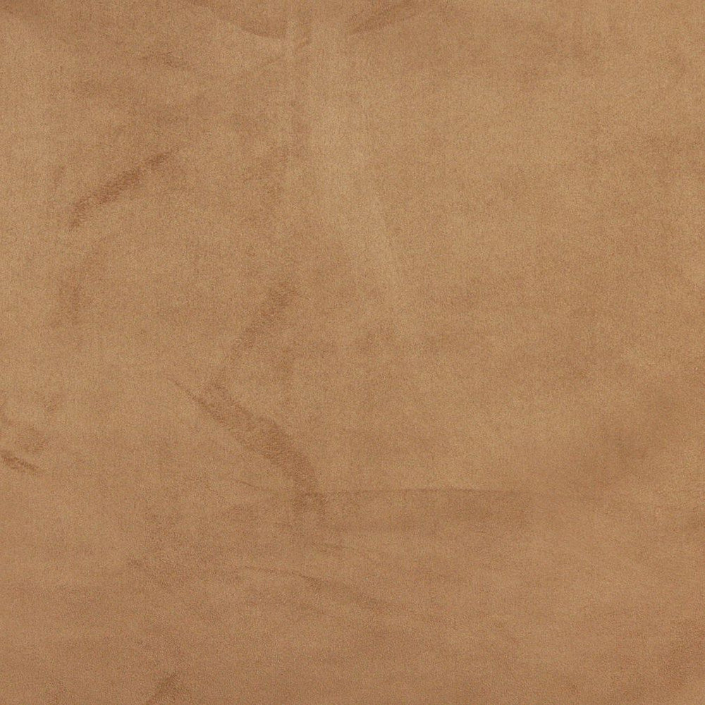 3055 Camel by Charlotte Designer Fabric Microsuede, Ultimate Suede V 100% Woven Polyester Asia Exceeds 200,000 Wyzenbeek Rubs (Heavy Duty) No Repeat 54 Inches - Swanky Fabrics -